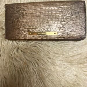 Brahmin Ady Bronze Embossed Leather Clutch/Wallet